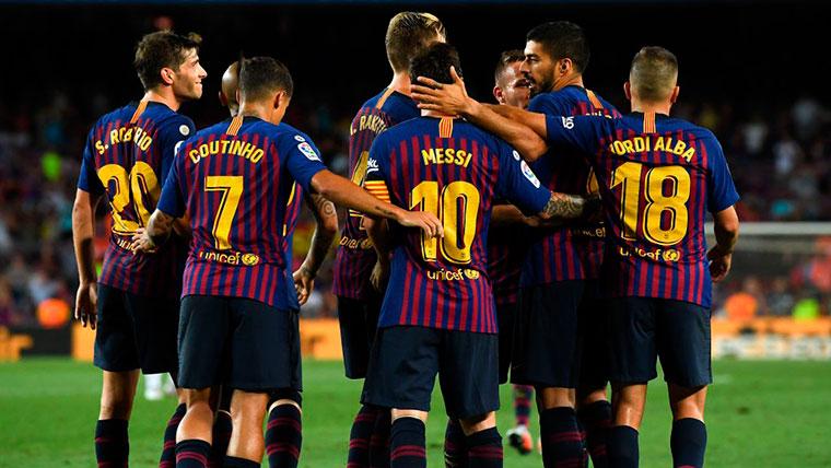 El Barça toma carrera por LaLiga, batalla en la cola de la clasificación