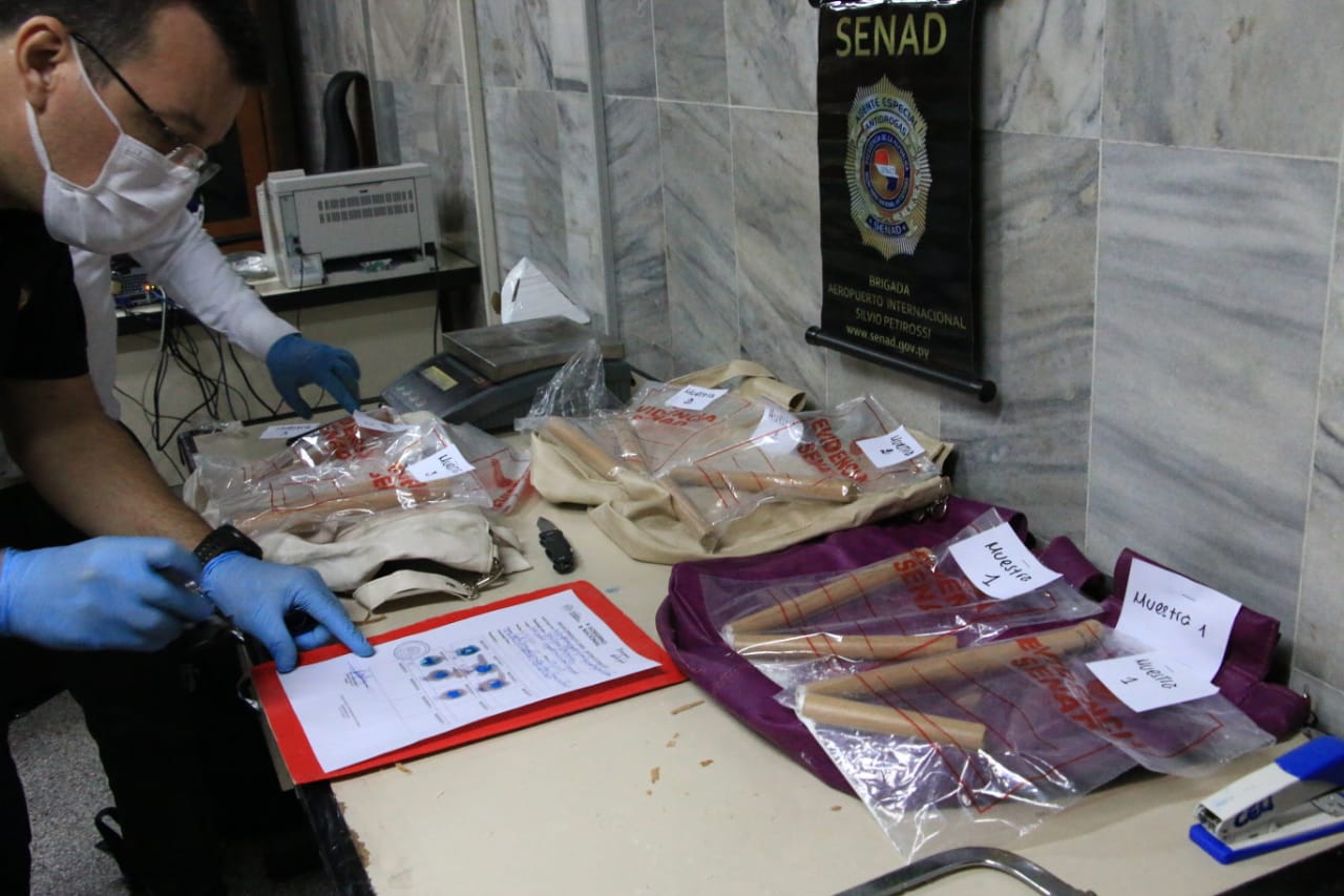 Detectan una segunda carga de droga que brasileña detenida hace una semana intentaba enviar