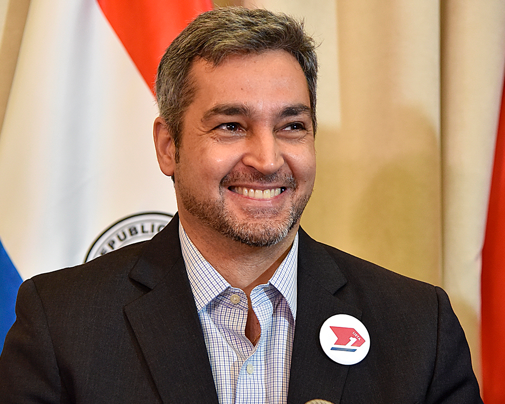 Mario Abdo Benítez, el candidato del Partido Colorado