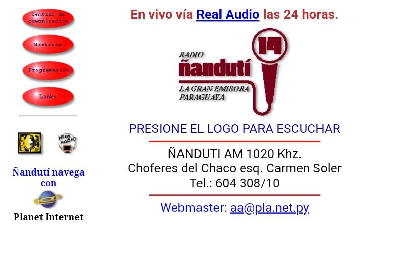 Nanduti.com.py cumple 23 años: La primera radio en Paraguay en transmitir por Internet