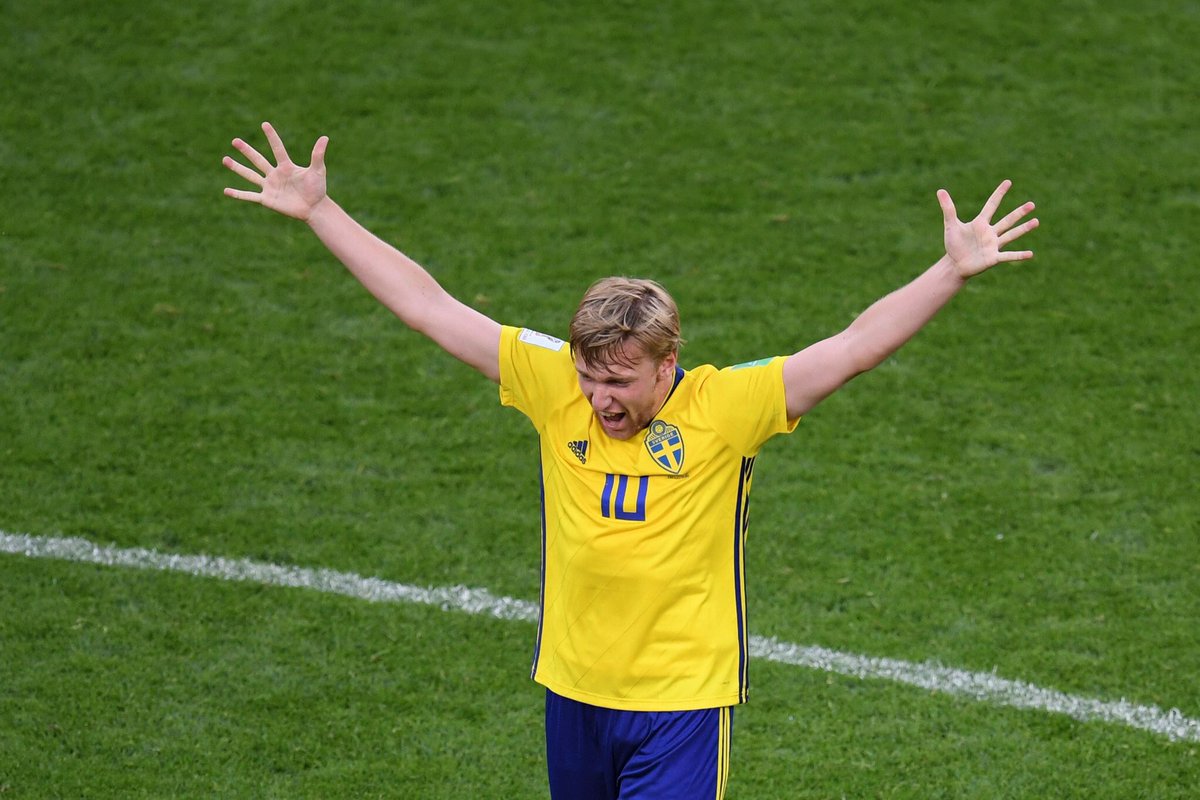 Mundial de Rusia: Suecia gana y se clasifica a cuartos de final 24 años después