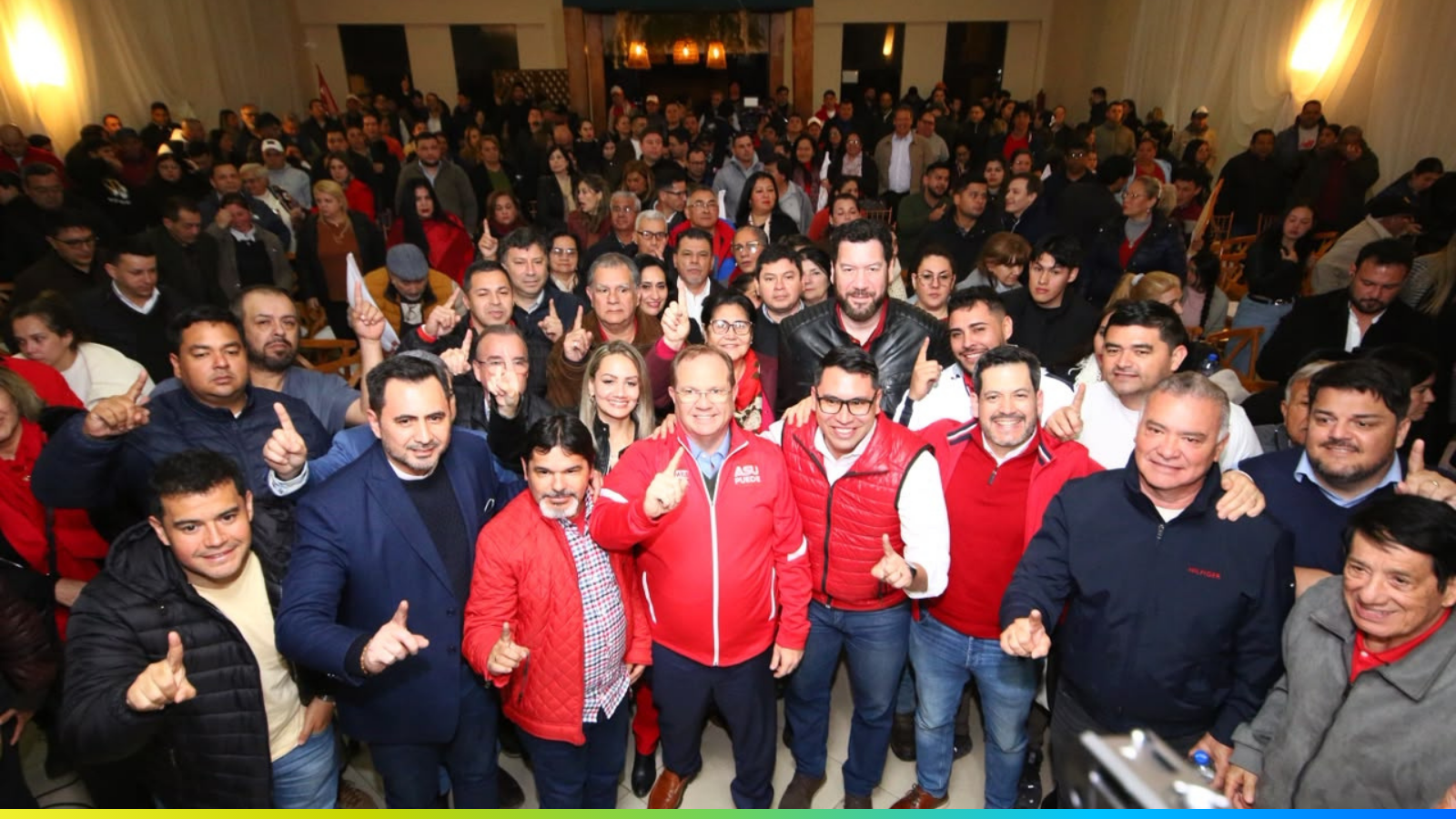 “Camilo, acá está tu tropa”: más de 500 coordinadores redoblan el compromiso con la Lista 1 en Asunción
