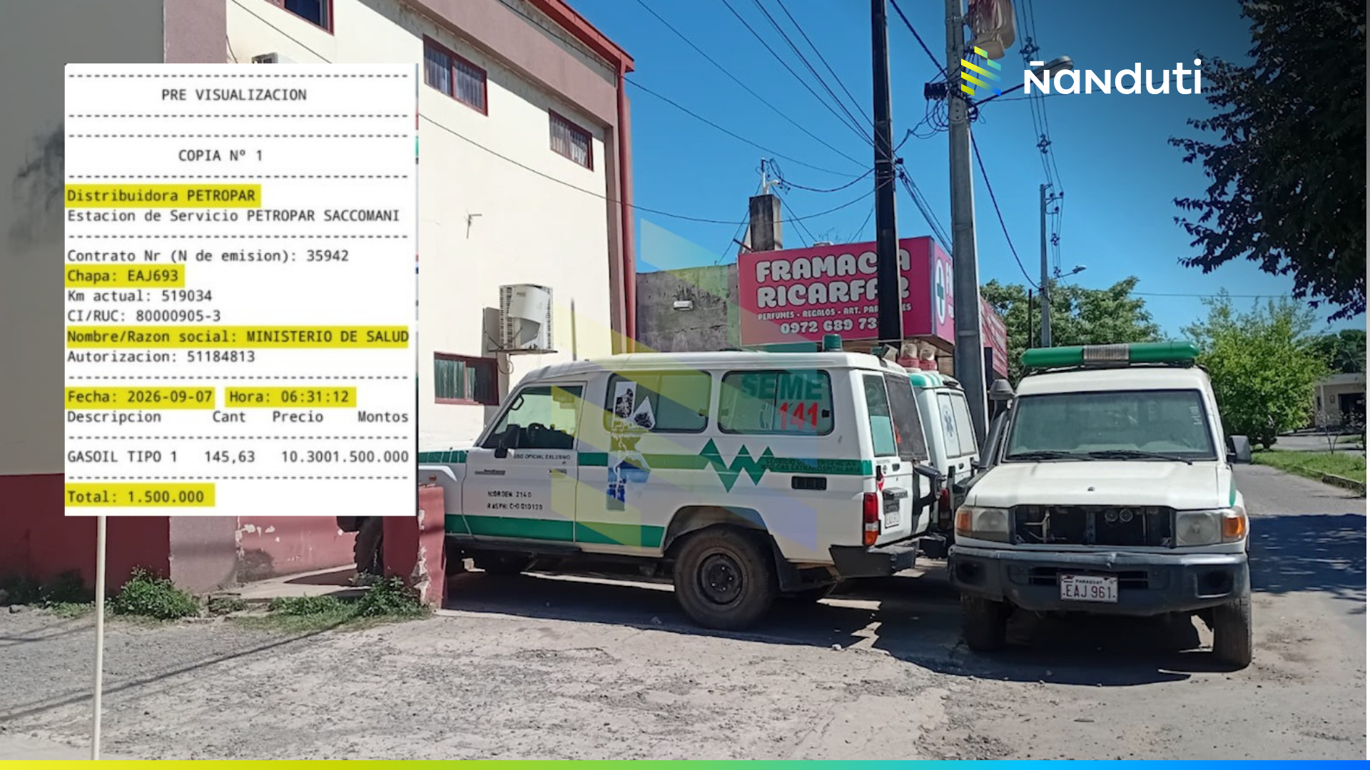 “Mafia del combustible”: Salud abre una auditoría tras investigación de Ñanduti